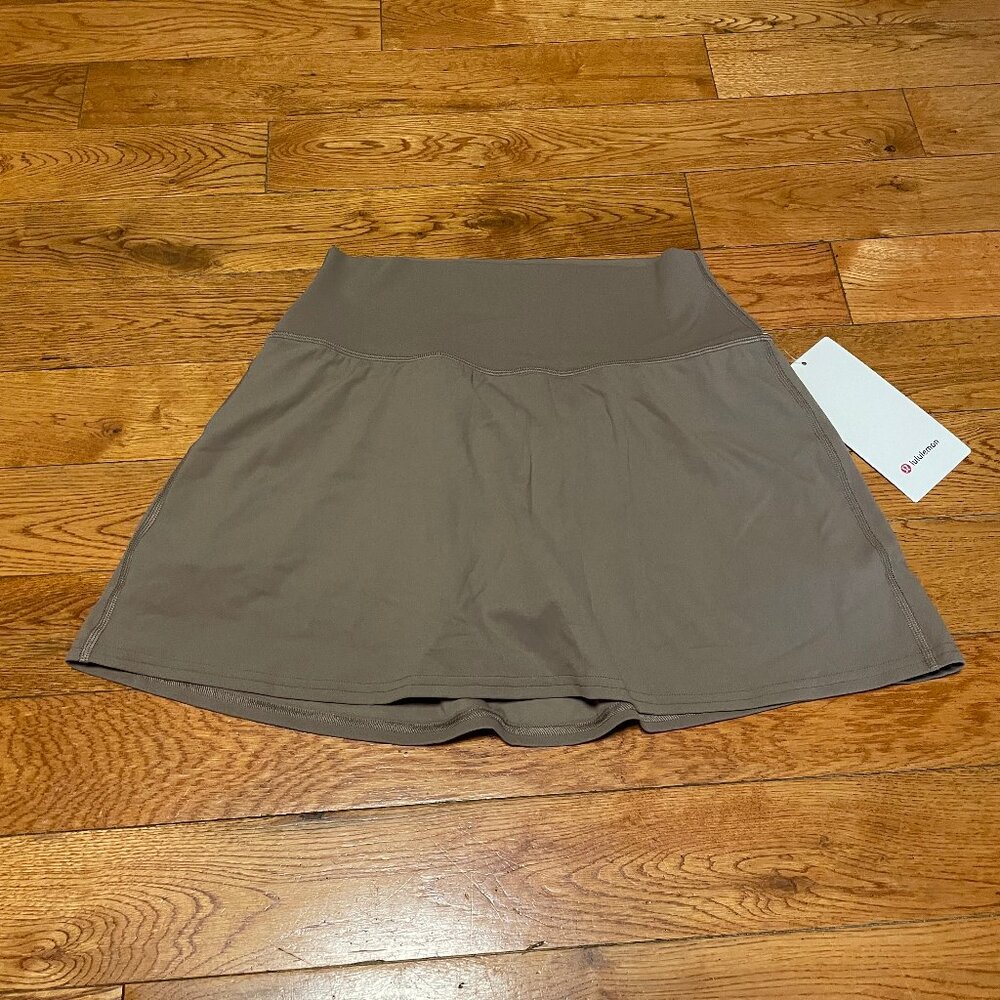 NWT Lululemon Align High-Rise Skirt TPTC Taupetastic Size 8